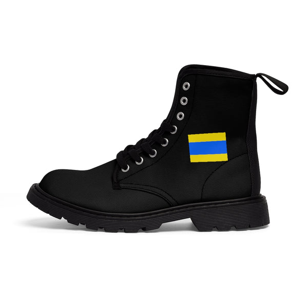 Men's Flag Canvas Boots