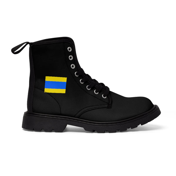 Men's Flag Canvas Boots